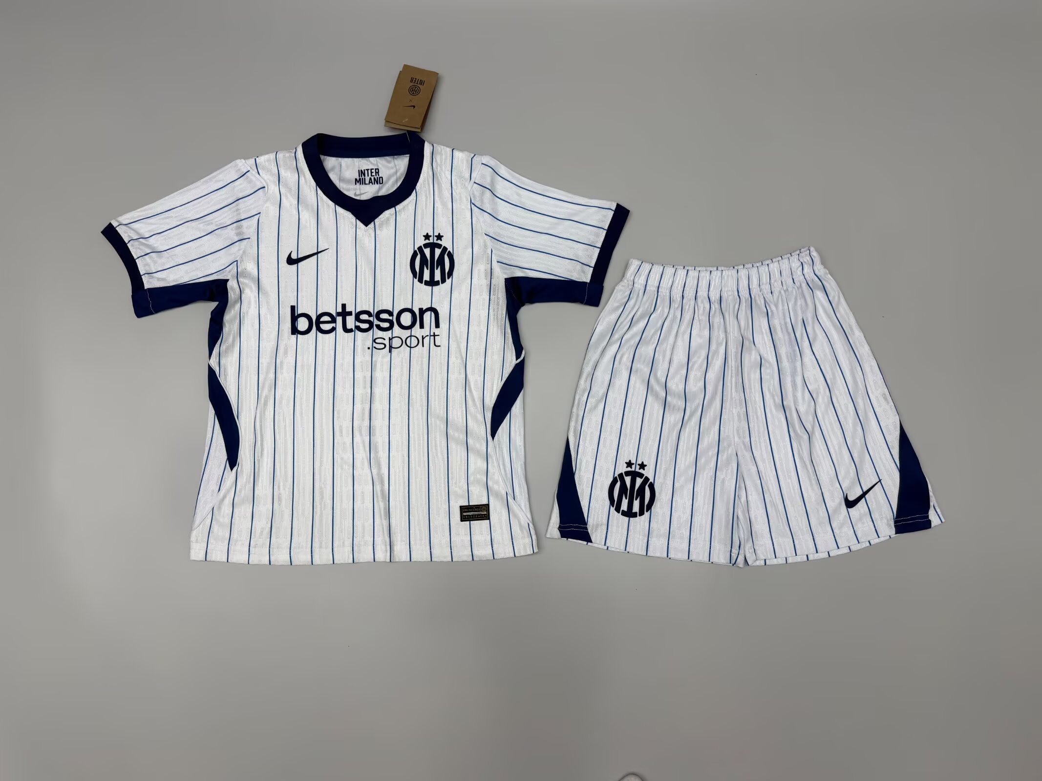 Kids-Inter Milan 26/27 Away White Soccer Jersey(Player)